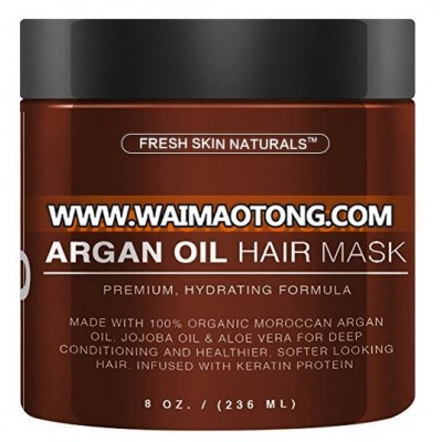 Private Label Organic Argan Oil Hair Mask For Hair Treatment